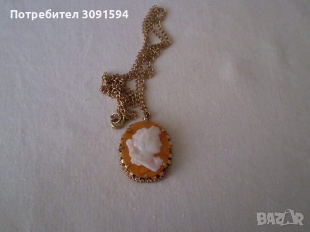 Медальон Камея от целуид 1960г –1970г, снимка 3 - Антикварни и старинни предмети - 36716065