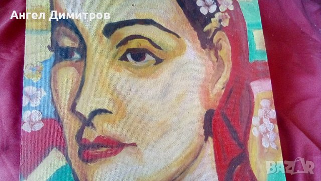 Стара маслена картина , снимка 2 - Картини - 37731295
