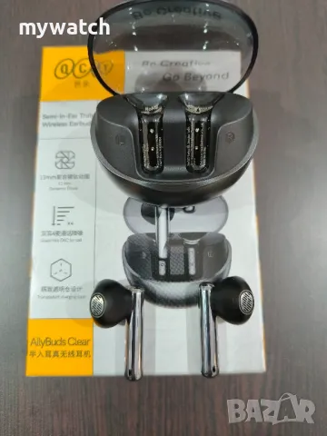 QCY AilyBuds Clear T32 безжични слушалки , снимка 5 - Bluetooth слушалки - 47462867