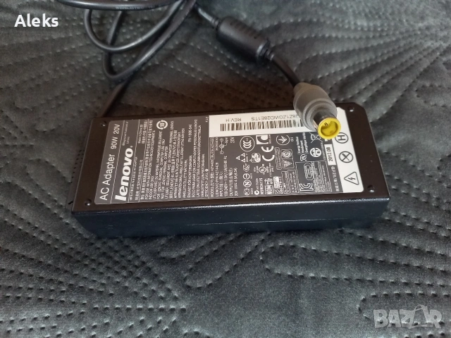 Зарядно за лаптоп Lenovo 90W /20V 4.5А 7.9mm X 5.5mm Оригинално