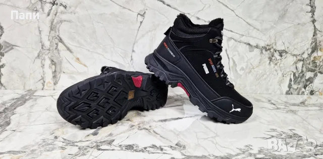 Мъжки зимни обувки с пух Puma, снимка 2 - Мъжки ботуши - 56150594