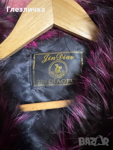 Кожухче от естествен косъм, черен цвят, снимка 4 - Палта, манта - 53179120