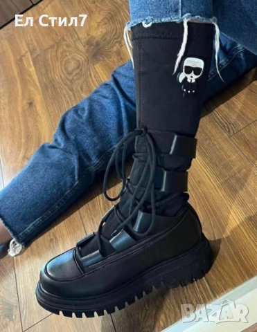 📌#Дамски #ботуши Karl Lagerfeld 36 39 номер Цена 100лв/51.13 € Еконт