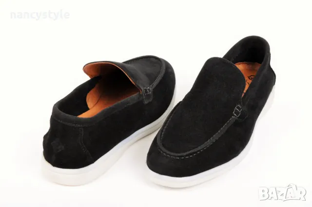 НОВО! Мъжки мокасини от естествен велур - Три цвята, снимка 8 - Мокасини - 49783486