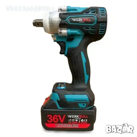 4 в1 Комплект Акумулаторен трион 16 см шина, ъглошлайф 125ММ, гайковерт винтоверт 36V 3 бр. батерии, снимка 4 - Други инструменти - 49784965