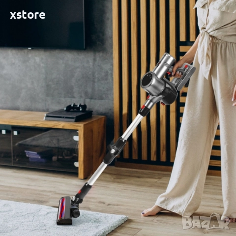 Вертикална акумулаторна прахосмукачка Voltz 250W, 2500mAh, снимка 4 - Прахосмукачки - 52796089