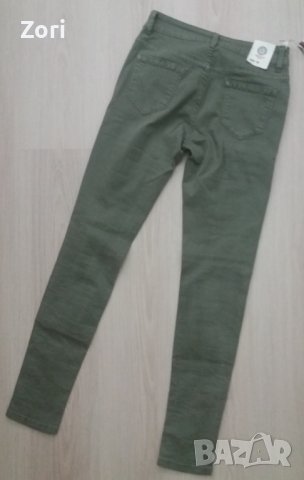 Зелени нарязани дънки, снимка 2 - Дънки - 37405177