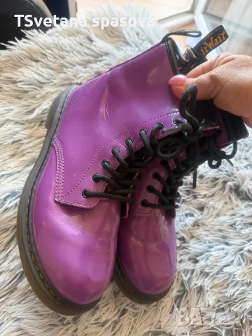 оригинални кожени ботуши Dr.Martens, снимка 4 - Дамски боти - 55803815