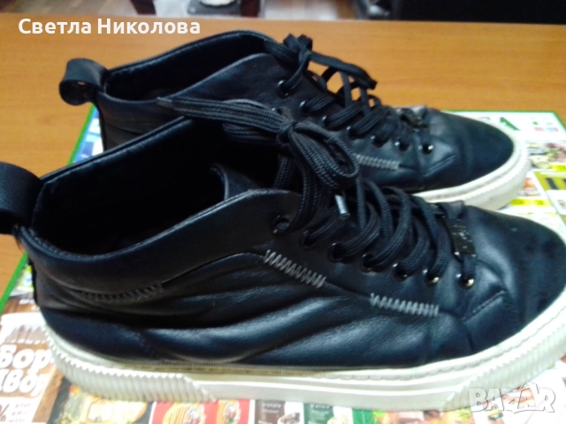 Мъжки  оригинални боти, естествена кожа 42 размер , снимка 2 - Мъжки боти - 52314827