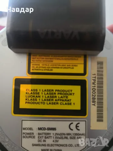 Дискмен Samsung msd sm85, снимка 2 - Други - 55844092