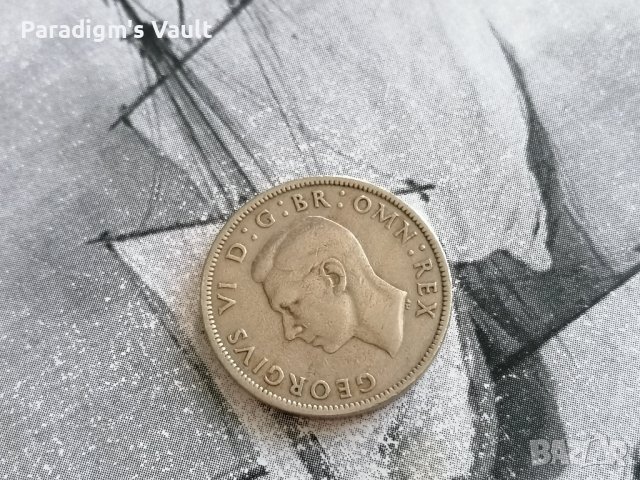 Монета - Великобритания - 2 шилинга | 1947г., снимка 2 - Нумизматика и бонистика - 42136372