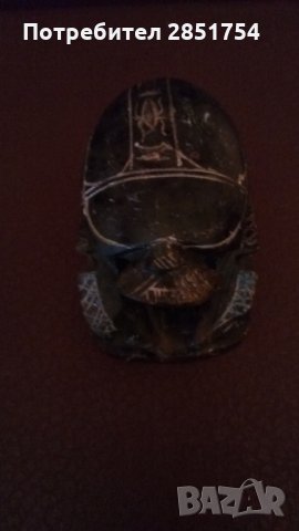 Египетски скарабей от сапунен камък, снимка 8 - Колекции - 31891702