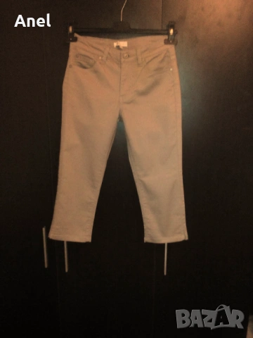1) Светло зелени дънки, slim fit, S / 2) Бежови летни дънки La Vite, 36, снимка 2 - Дънки - 54235176