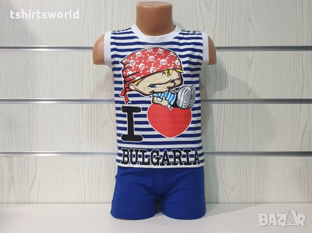 Ново детско моряшко комплектче с трансферен печат Пират, 18-24 месеца, снимка 5 - Комплекти за бебе - 33839799