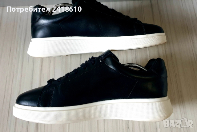 Hugo Boss Leather Mens Size 41/26см ОРИГИНАЛ! Мъжки спортно - елегантни обувки естествена кожа!, снимка 8 - Кецове - 53736506