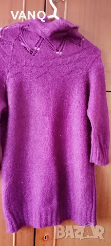 дамска блуза в цвят лилав 