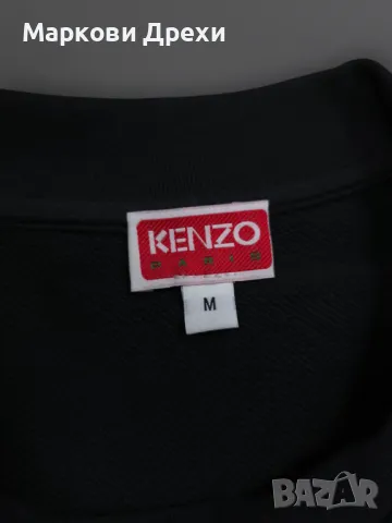 Kenzo черна блуза с бял шев китайски тигър, снимка 5 - Суичъри - 48733224