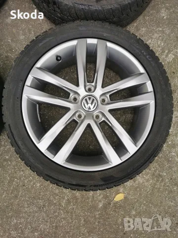 джанти vw touran golf 17 5x112 , снимка 4 - Гуми и джанти - 56477252
