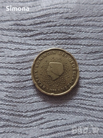 20 евроцента Нидерландия 1999 г. 
