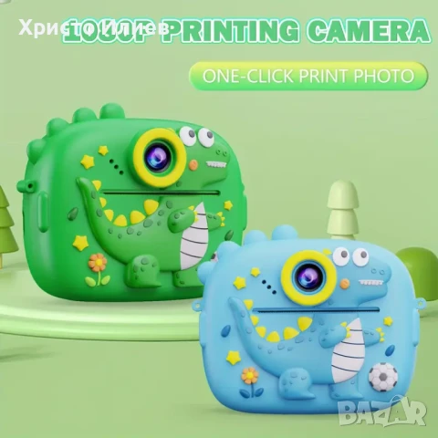Моментална камера за деца детска камера с функция за печат фотоапарат, снимка 2 - Други - 50893145