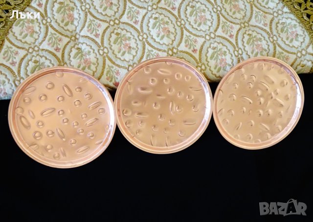 Медна чиния за хапки,подложка,релеф. , снимка 3 - Антикварни и старинни предмети - 36673705