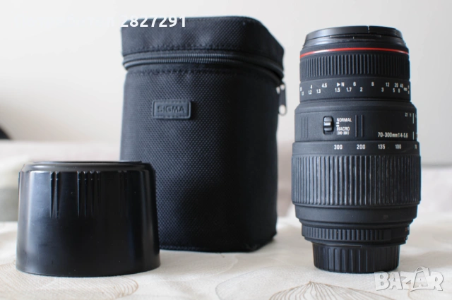 Sigma 70-300mm f/4-5.6 APO DG Macro за Nikon, снимка 4 - Обективи и филтри - 54192428