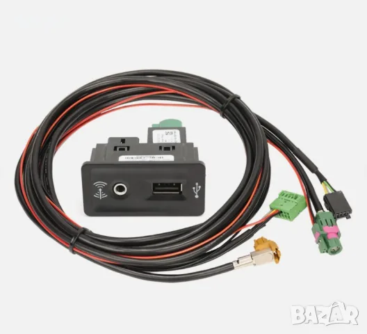 5G0035222E Комплект кабели за Discover Media MIB2 USB AUX Carplay за VW, Seat, Skoda
