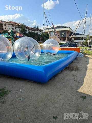 Надуваем басейн с топки и лодки, снимка 4 - Друго търговско оборудване - 51631214