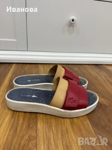 Дамски чехли Lacoste, снимка 1