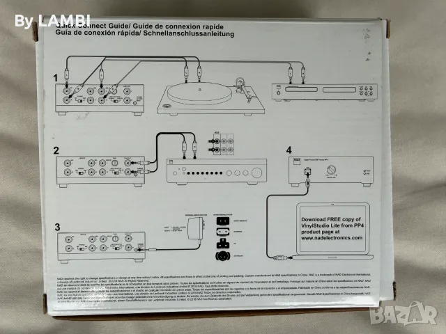 Digita Phono/USB Preamp NAD PP 4 предусилвател, снимка 8 - Грамофони - 56267544