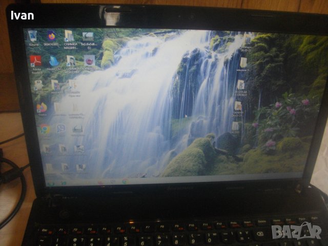 15,6" Lenovo G585-Лаптоп-Работещ Със Счупена Панта-320GB HD-2GB RAM-1,40 GHz-AMD E1-1200-Windows7, снимка 3 - Лаптопи за дома - 44422259