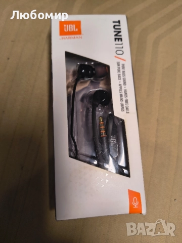 JBL Tune 110 кабелни слушалки за уши с JBL Pure Bass Sound, черни , снимка 3 - Слушалки и портативни колонки - 51755054