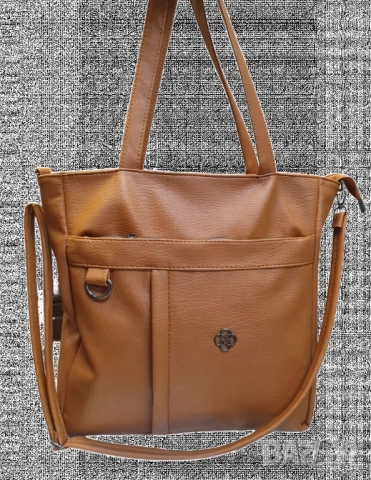 Шикозна дамска чанта от естествена кожа, снимка 2 - Чанти - 52131086