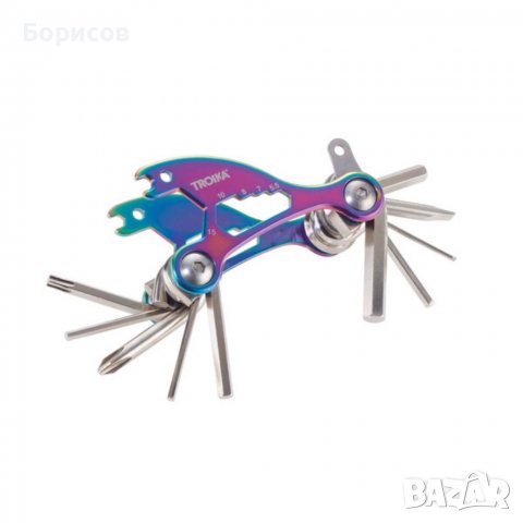 Многофункционален инструмент Troika-BIKE MULTITOOL, многоцветен, снимка 3 - Велосипеди - 39890528