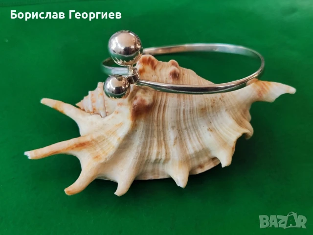 Твърда сребърна гривна 925