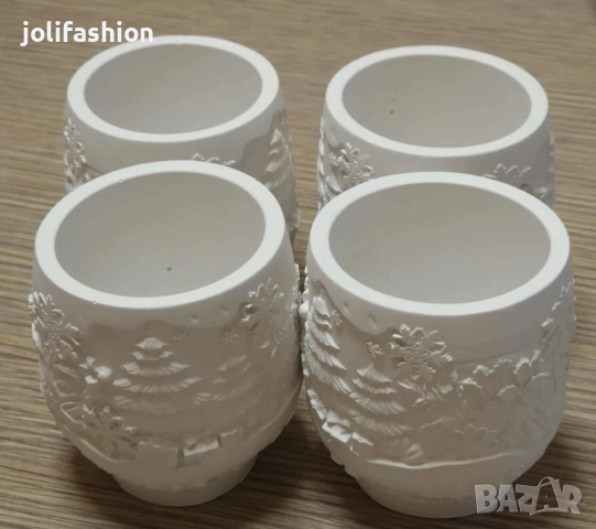 Гипсови кашпи и коледни подаръци от гипсокерамична смес, снимка 5 - Коледни подаръци - 52264984