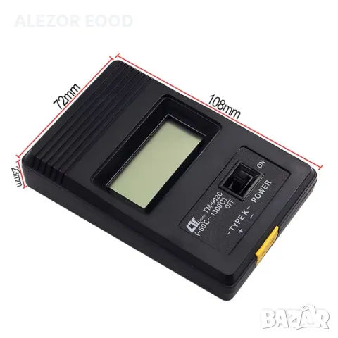 Термометър -50 до 1300°C , Сонда тип К 100 cm -50 до 750°C, 4264, снимка 4 - Друго търговско оборудване - 49072960