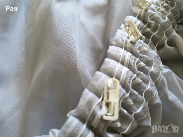 Тънко перде / завеса два броя , снимка 4 - Пердета и завеси - 51027068