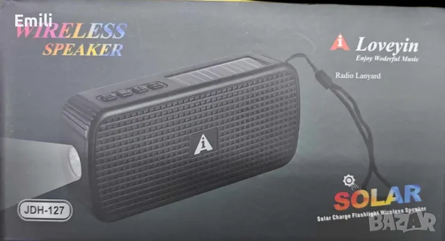 Преносима тонколона Bluetooth, USB, Радио JDH-127, снимка 2 - Тонколони - 56155959