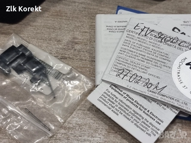 Часовник Casio Edifice , снимка 5 - Мъжки - 54312894