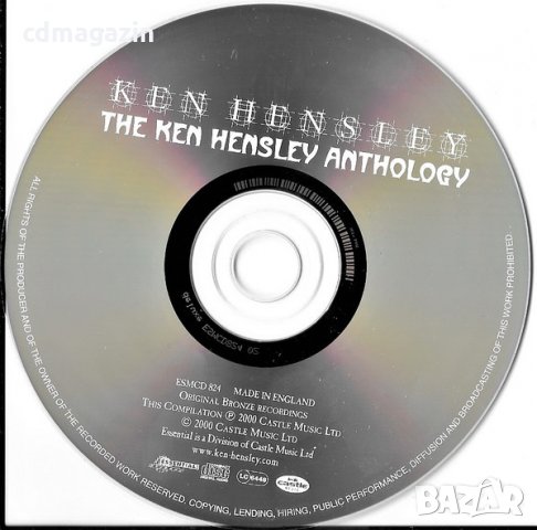 Компакт дискове CD Ken Hensley ‎– The Ken Hensley Anthology, снимка 3 - CD дискове - 35041474
