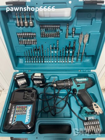 Винтоверт Makita HP333D с куфар пълен комплект накрайници, снимка 10 - Други инструменти - 42634115