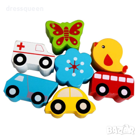 3974 Детско дървено образователно кубче – сортер, снимка 6 - Образователни игри - 44611966