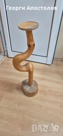 Продавам стари дървени стойки за сакции - 35 евро, снимка 3 - Антикварни и старинни предмети - 54061556