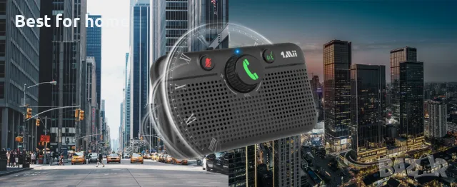 1Mii Bluetooth 5.3 високоговорител за кола, хендсфри Bluetooth, снимка 2 - Аксесоари и консумативи - 49090666