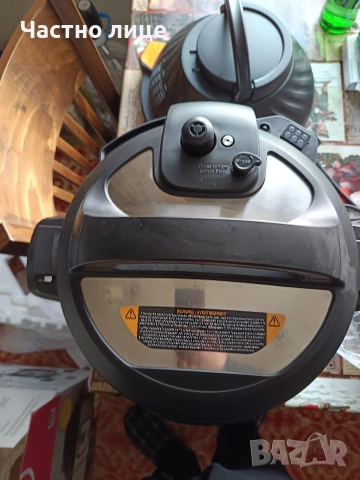 Instant Pot Duo Crisp + Air Fryer 8L – Като нов, ползван 3 пъти, снимка 5 - Мултикукъри - 53355165