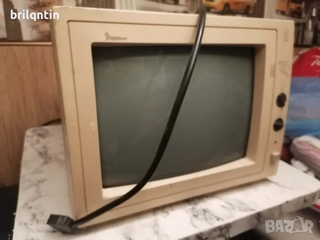 Два броя монитори за компютър Правец