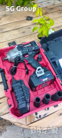 Чисто нов Акумулаторен Гайковерт Parkside Performance 20V  +батерия 4Ah и зарядно(с Куфар), снимка 4 - Винтоверти - 55895184