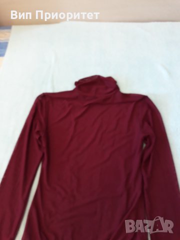 Вишнево луксозно боди ефирно прозрачно секси със закопчаване в долната част , дълъг ръкав , поло., снимка 9 - Корсети, бюстиета, топове - 37344327