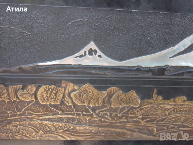 картина Арарат Армения 78/37 см, снимка 2 - Картини - 50601422